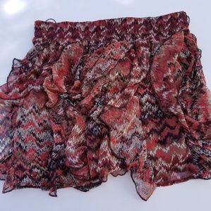 Rue 21 ruffled mini skirt
